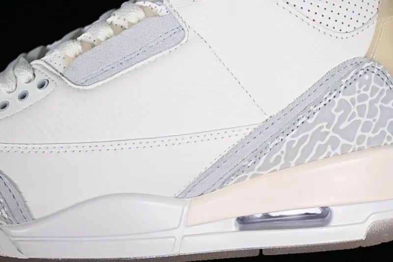 All categories Air Jordan Jordan series basketball shoes Air Jordan 3 L version Air Jordan 3 "Craft Ivory" AJ3 Joe 3 ivory white FJ9479-100